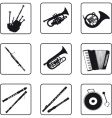 Musical instruments vector image