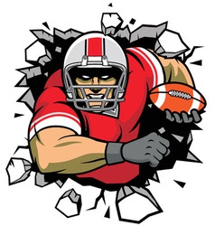 Breaking the wall vector image
