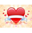 Val card heart vector image