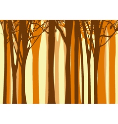 Autumn tree vector image