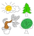 Nature collection vector image