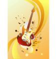 Magic guitar vector image