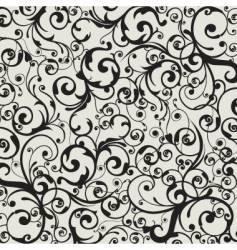 Floral wallpaper pattern vector image