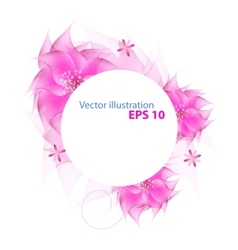 Romantic Flower Background vector image