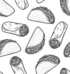Mexican food vector image