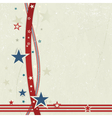 USA patriotic background in red blue and off whit vector image