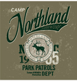 Northland adventures vector image