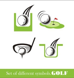 Golf icon symbol vector image