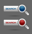 Search buttons vector image