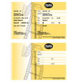 Cinema ticket vector image