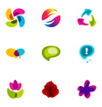Logo design elements set 35 vector image