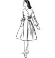 image of the woman vector image