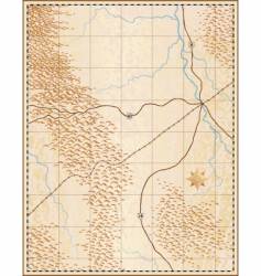 Old map vector image