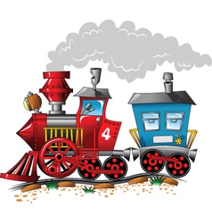 Locomotive vector image