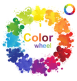 Color wheel vector image