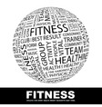 Fitness vector image