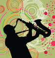 Jazz music background vector image