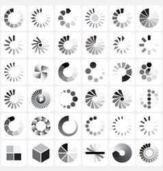 Load indicators vector image