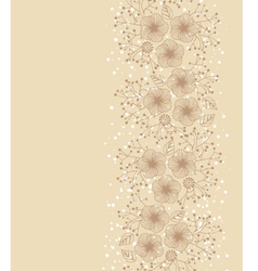 Floral background vector image