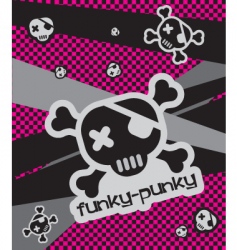 Funky-punkie illustration vector image