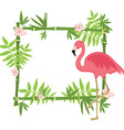 Exotic frame vector image