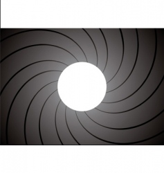 Gun barrel vector image