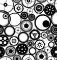 Gear seamless background vector image