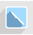 Blue icon on gray background Eps10 vector image