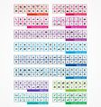 Big icon set Big icon set vector image