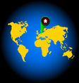 World Map vector image