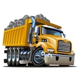 Cartoon Dump Truck vector image