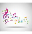 Music background vector image