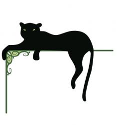 Panther vector image