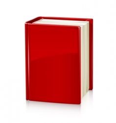 Book with red cover vector image