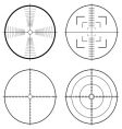 Hunting sight target Hunting sight target vector image