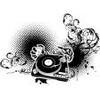 Turntable vector image