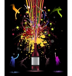 Funny party vector image