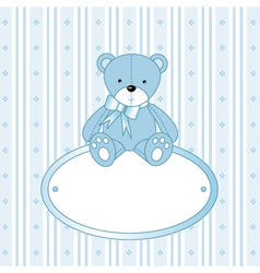 Teddy Bear Background vector image
