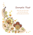 Floral decorative background Floral decorative background vector image