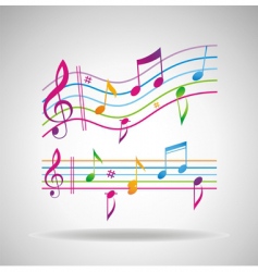 Music background vector image