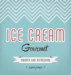Ice Cream Label vector image