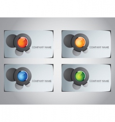 Business cards vector image