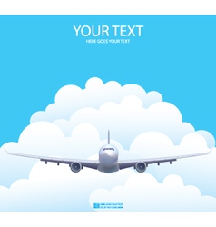 Airoplane vector image