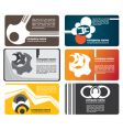 Business cards vector image