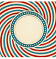 USA flag themed grunge background vector image