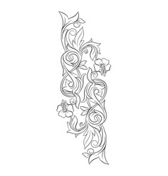 Elements in baroque rococo victorian Royalty Free Vector