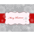 Winter frame vector image