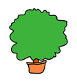 A view of tree vector image