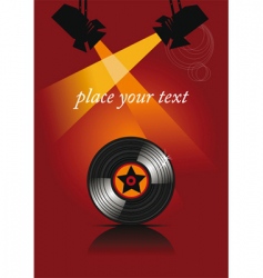 Shiny disc vector image