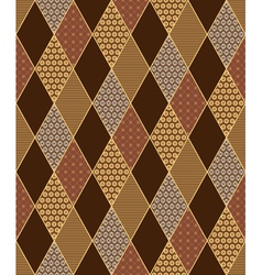 Lozenge motif vector image